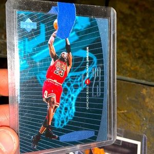 Michael Jordan sports trading card